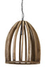 Hanging lamp 47x56 cm HARANKA wood dark brown