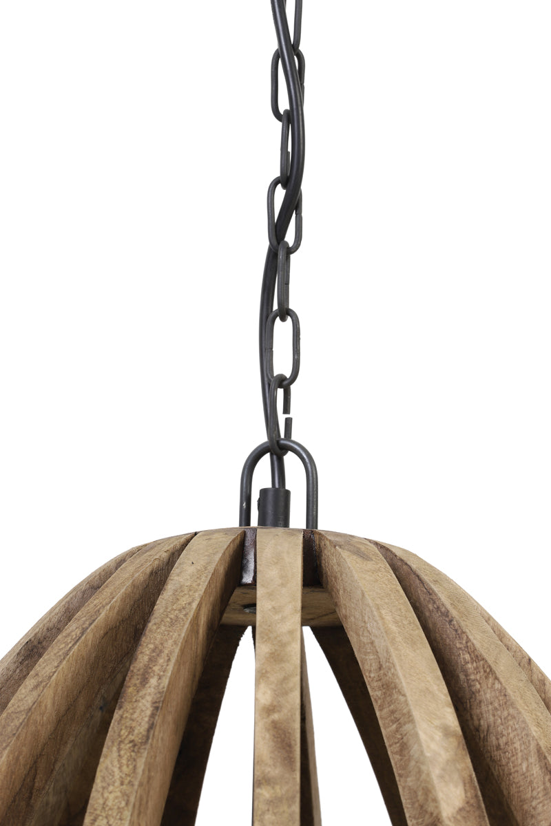 Hanging lamp 47x56 cm HARANKA wood dark brown