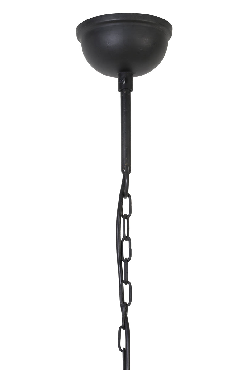 Hanging lamp 47x56 cm HARANKA wood dark brown