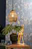 Hanging lamp 20x25 cm MEYA black-gold
