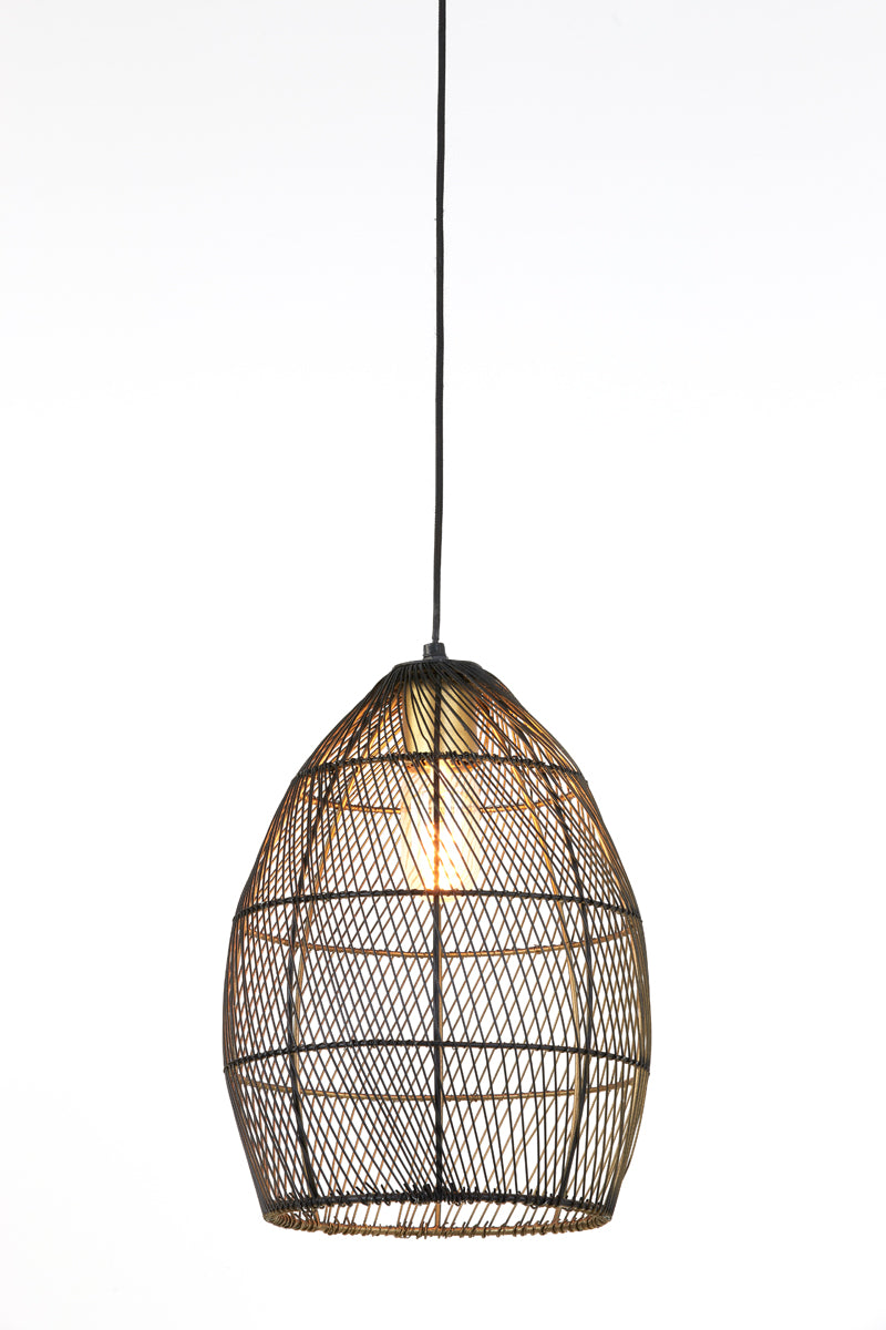 Hanging lamp 23x31 cm MEYA black-gold