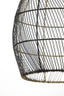 Hanging lamp 23x31 cm MEYA black-gold