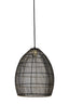 Hanging lamp 30x37 cm MEYA black-gold