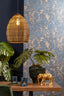 Hanging lamp 40x53 cm MEYA black-gold