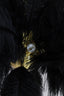 Hanging lamp E14 80 cm FEATHER gold+black