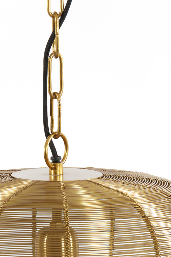 Hanging lamp 31x37 cm ADETA gold