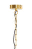 Hanging lamp 31x37 cm ADETA gold