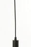 Hanging lamp 22x52 cm LEKAR black+smoked glass