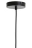 Hanging lamp 22x52 cm LEKAR antique bronze+smoked glass