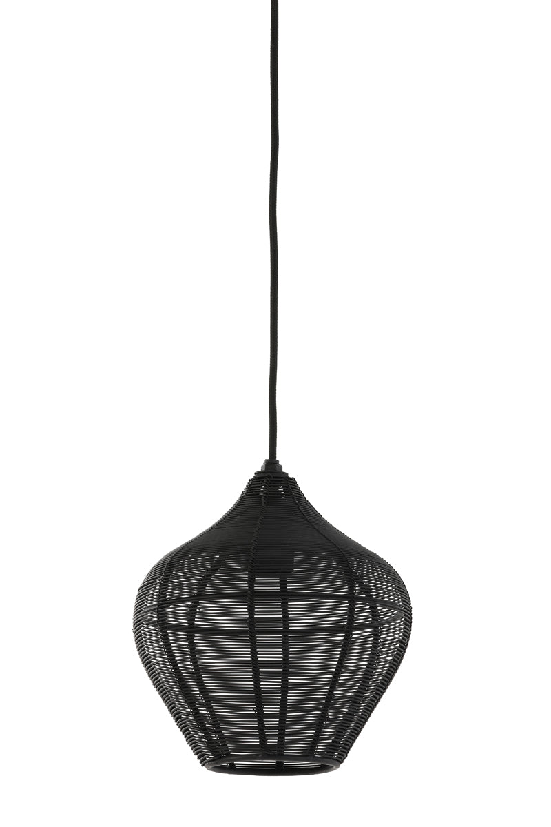 Hanging lamp 20x22 cm ALVARO matt black