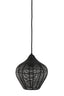 Hanging lamp 20x22 cm ALVARO matt black