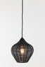 Hanging lamp 20x22 cm ALVARO matt black