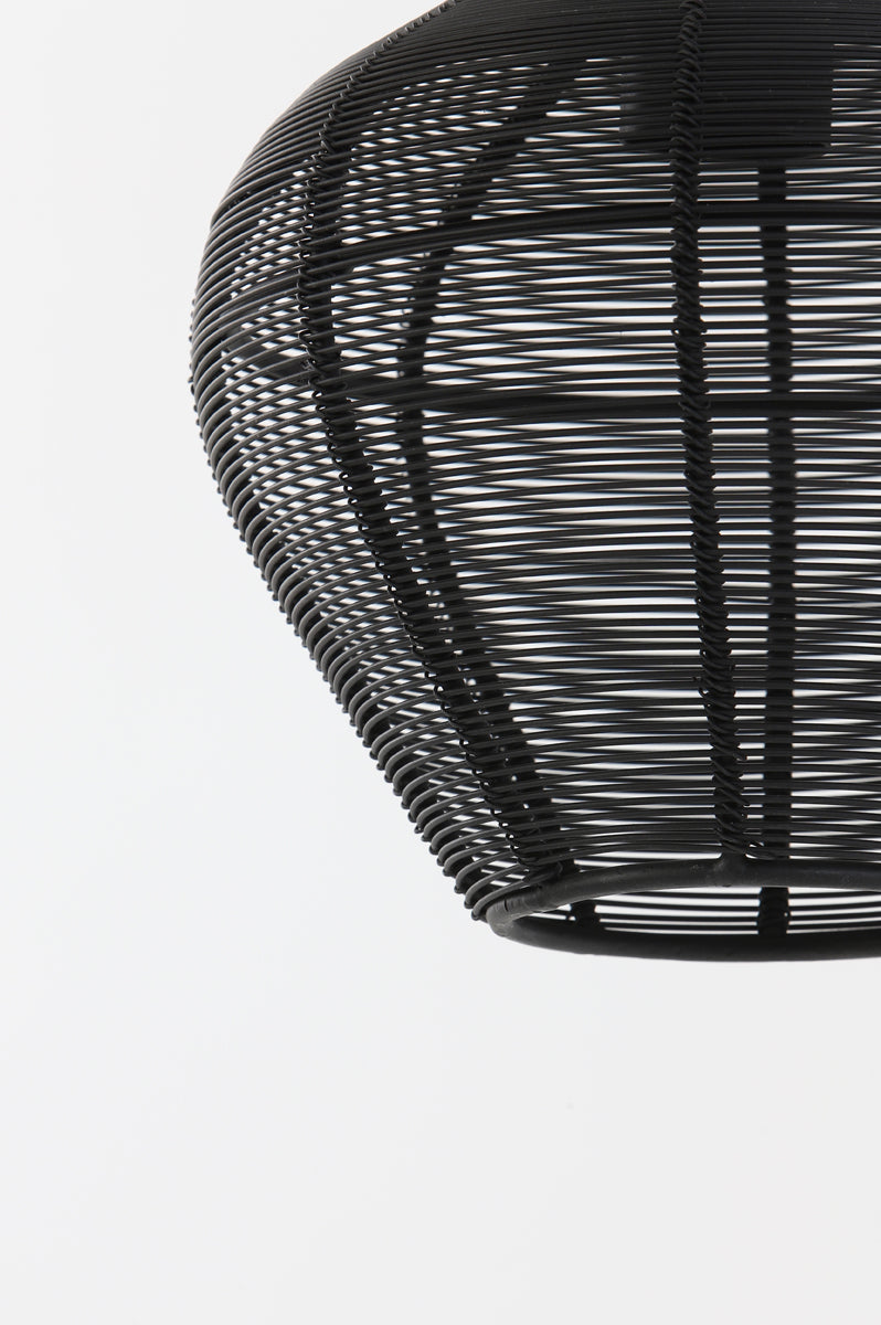 Hanging lamp 20x22 cm ALVARO matt black