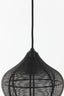 Hanging lamp 20x22 cm ALVARO matt black