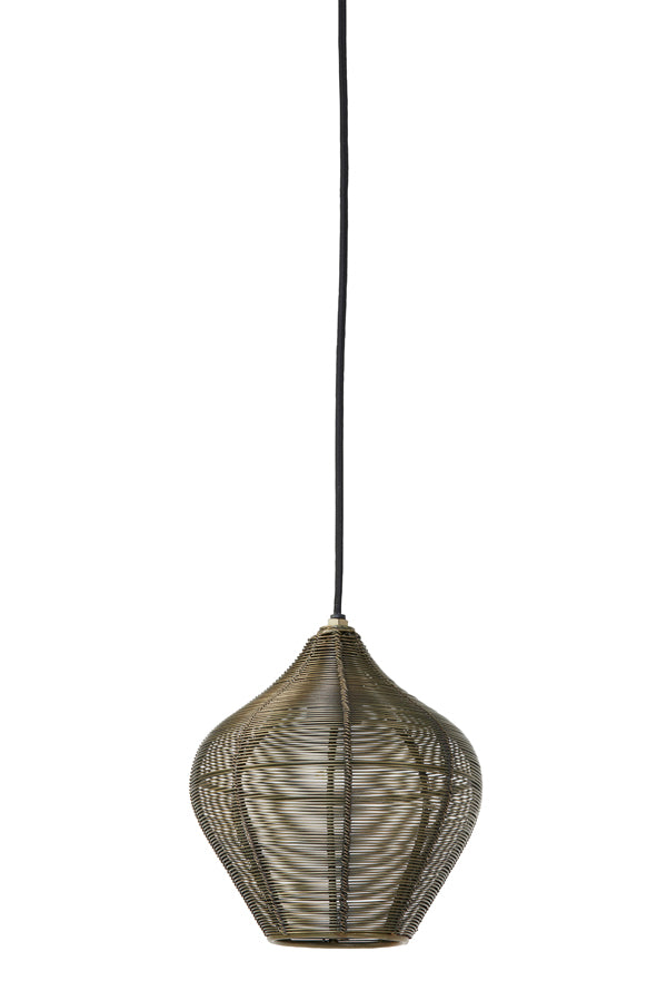 Hanging lamp 20x22 cm ALVARO antique bronze