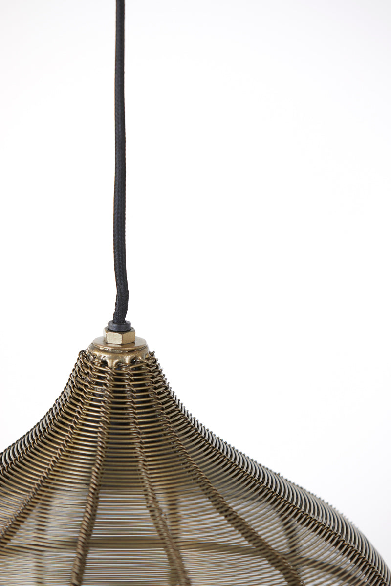 Hanging lamp 20x22 cm ALVARO antique bronze