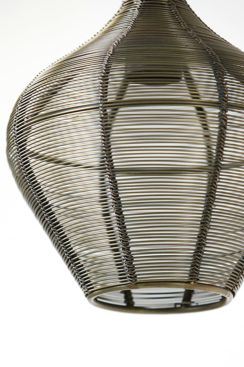 Hanging lamp 20x22 cm ALVARO antique bronze