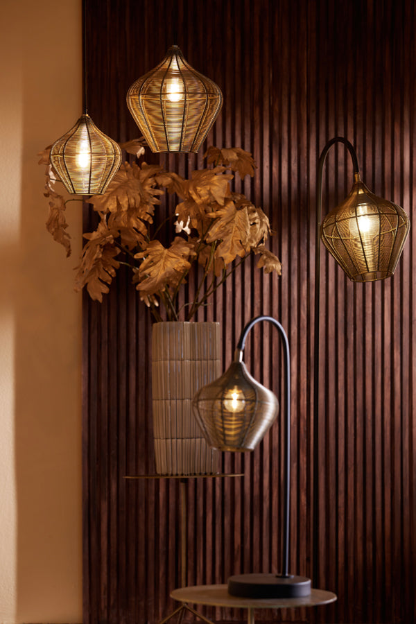 Hanging lamp 20x22 cm ALVARO antique bronze