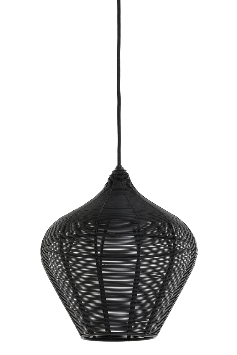 Hanging lamp 27x29,5 cm ALVARO matt black