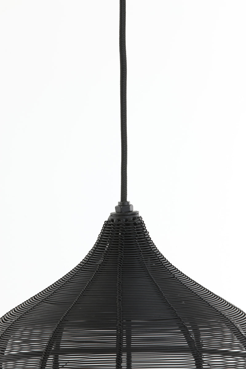 Hanging lamp 27x29,5 cm ALVARO matt black