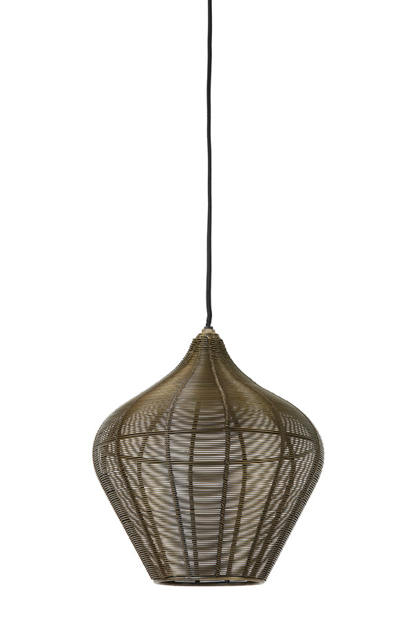 Hanging lamp 27x29,5 cm ALVARO antique bronze
