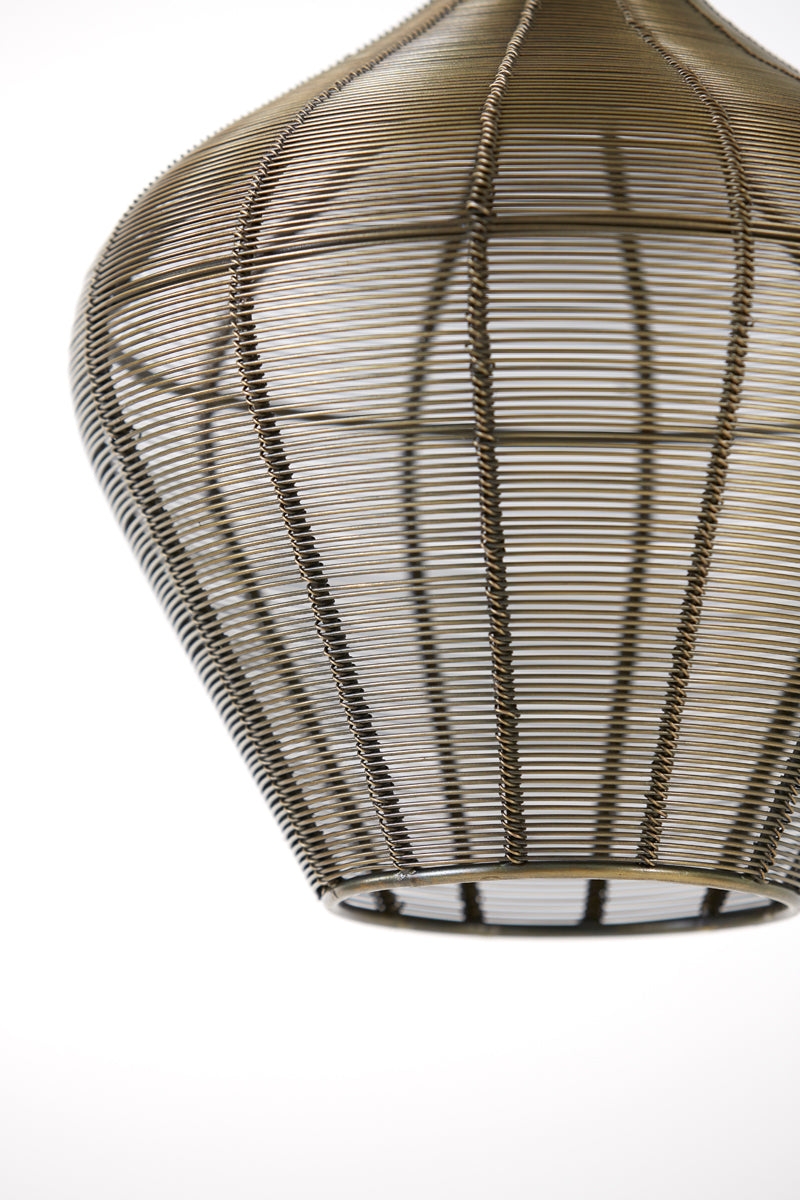 Hanging lamp 27x29,5 cm ALVARO antique bronze