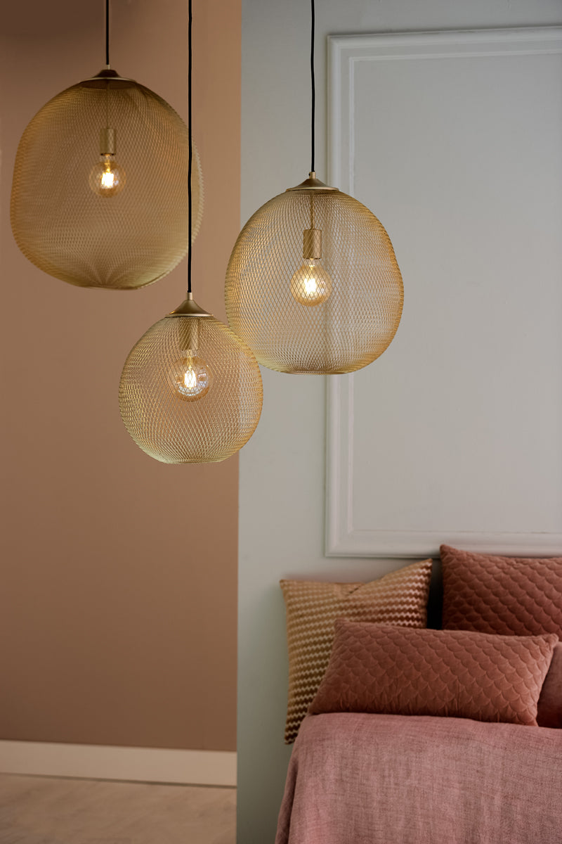 Hanging lamp 30x35 cm MOROC gold