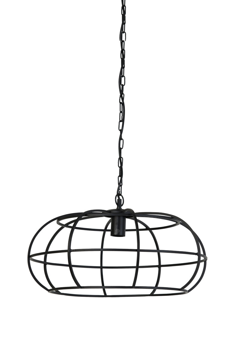 Hanging lamp 53x28 cm IMELDA matt black