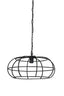 Hanging lamp 53x28 cm IMELDA matt black