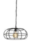 Hanging lamp 53x28 cm IMELDA matt black