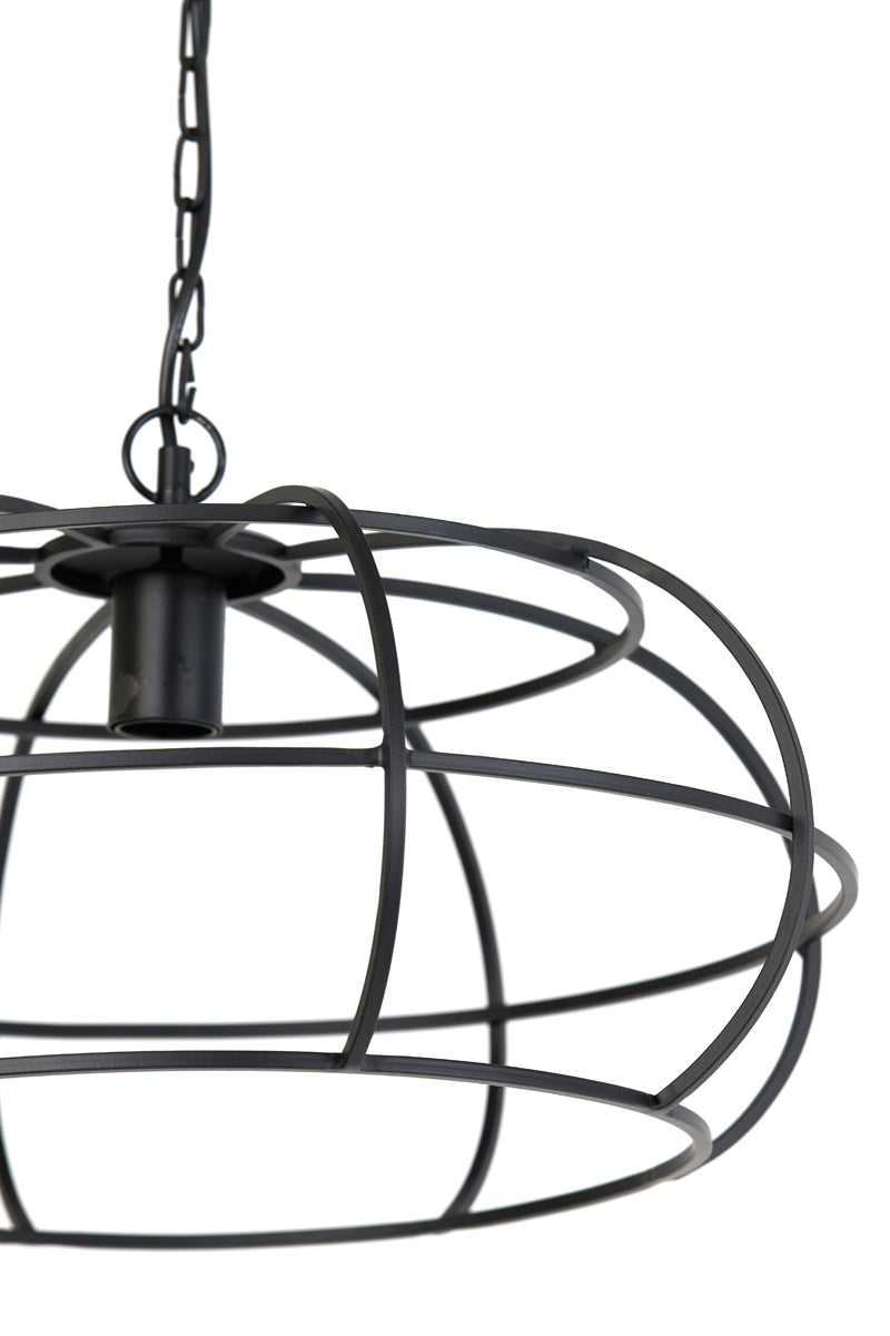 Hanging lamp 53x28 cm IMELDA matt black
