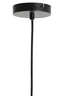 Hanging lamp 21x37 cm LEKAR antique bronze+smoked glass