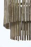 Hanging lamp 45x43 cm GULARO wood brown+bronze