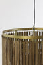 Hanging lamp 60x43 cm GULARO wood brown+bronze