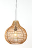 Hanging lamp 40x41,5 cm PACINO rattan dark brown