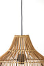 Hanging lamp 40x41,5 cm PACINO rattan dark brown