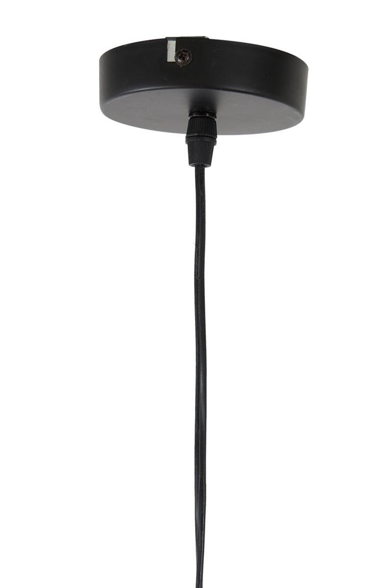 Hanging lamp 40x41,5 cm PACINO rattan dark brown
