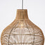 Hanging lamp 50x51,5 cm PACINO rattan dark brown
