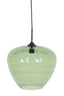 Hanging lamp 40x34 cm MAYSON glass green+matt black