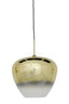 Hanging lamp 40x34 cm MAYSON glass gold-clear+gold