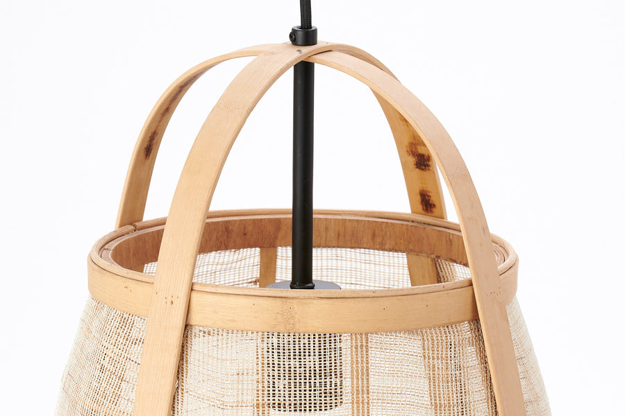 Hanging lamp 32x44 cm JACINTO natural