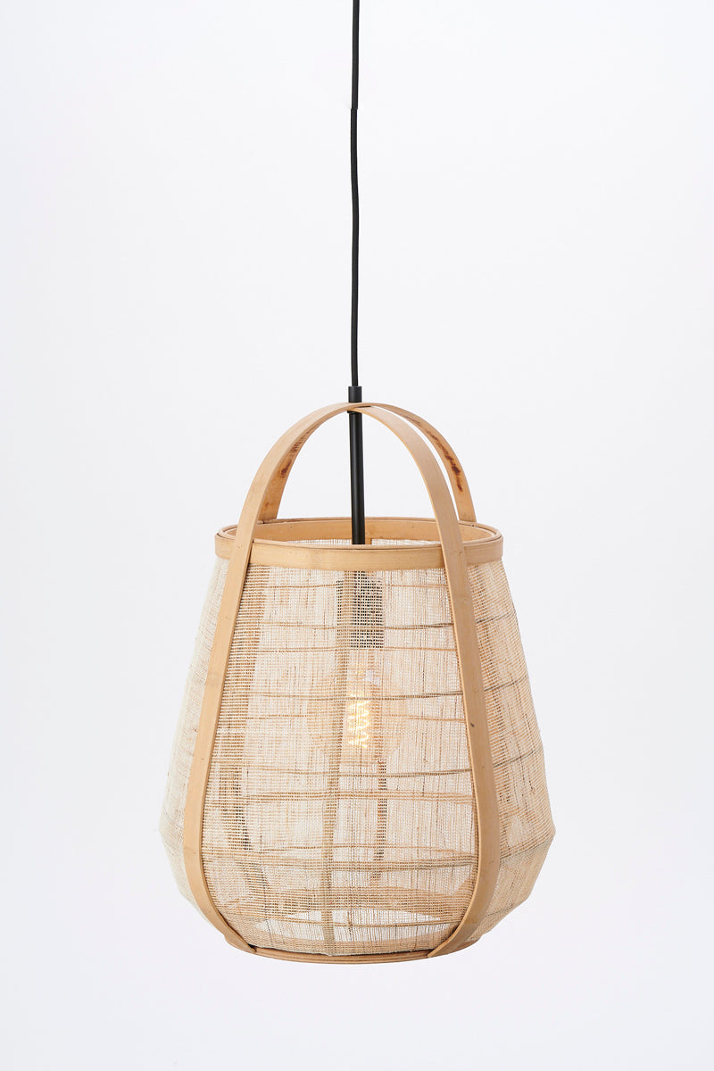 Hanging lamp 38x50 cm JACINTO natural