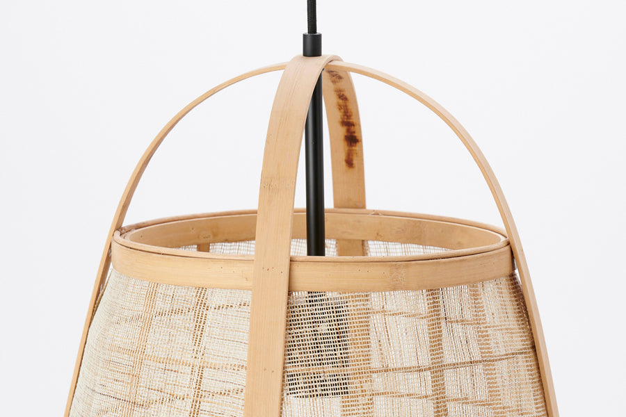 Hanging lamp 38x50 cm JACINTO natural