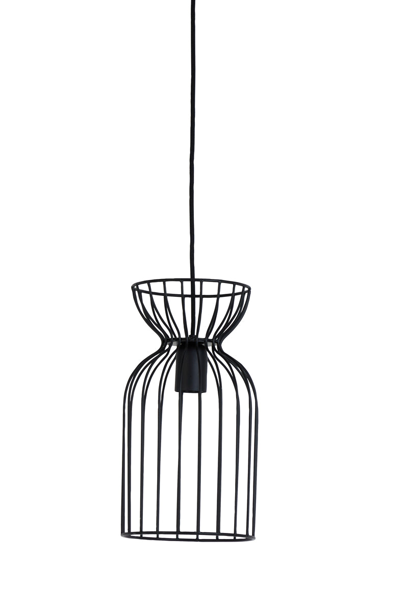 Hanging lamp 18x34 cm LAZAR matt black