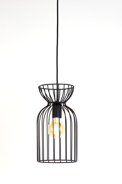 Hanging lamp 18x34 cm LAZAR matt black