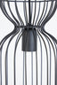 Hanging lamp 18x34 cm LAZAR matt black