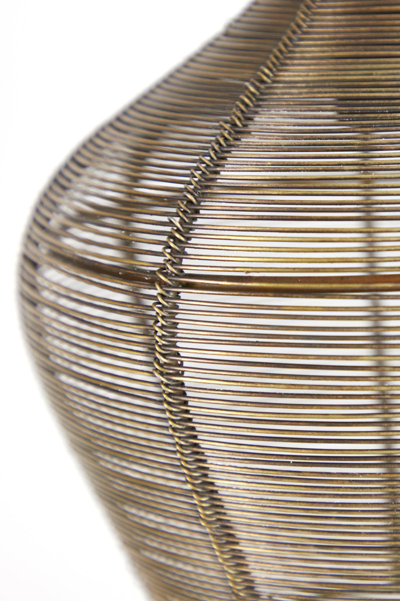 Hanging lamp 5L 100x20x122 cm ALVARO antique bronze