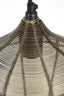 Hanging lamp 10L 120x25x29,5 cm ALVARO antique bronze
