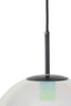 Hanging lamp 30 cm MEDINA glass rainbow+black