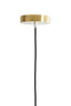 Hanging lamp 30 cm MAGDALA glass clear+gold